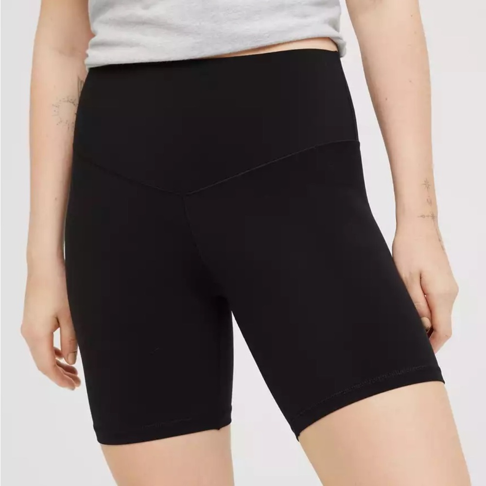 Aerie Black Bike Shorts
